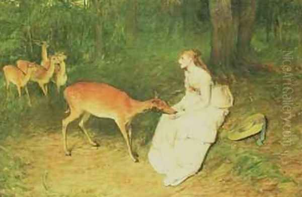 The Forest Pet Oil Painting by Sir William Quiller-Orchardson