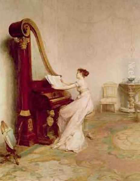 Music when soft voices die vibrates in the memory Oil Painting by Sir William Quiller-Orchardson