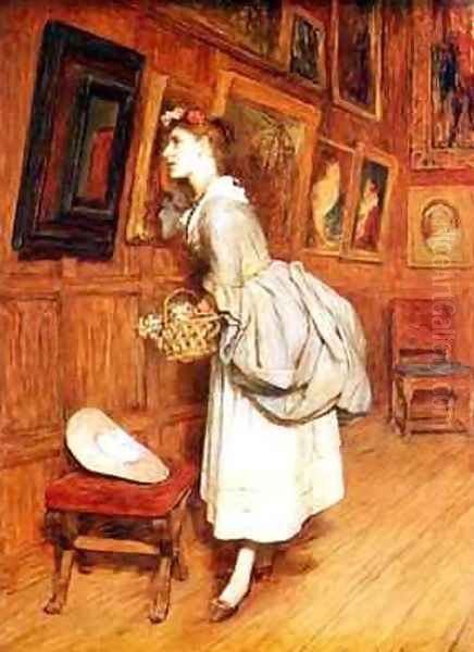 In the Picture Gallery Oil Painting by Sir William Quiller-Orchardson