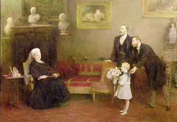 The Four Generations Windsor Castle 1899 Oil Painting by Sir William Quiller-Orchardson