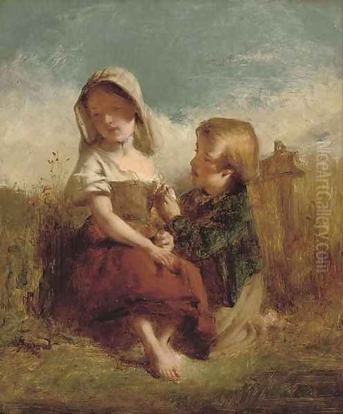 The locket Oil Painting by Sir William Quiller-Orchardson