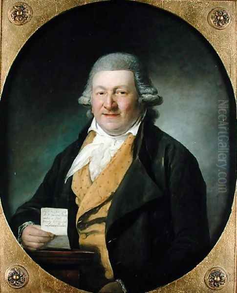 Portrait of Mr Lehman Ruben, 1796 Oil Painting by Martin Ferdinand Quadal