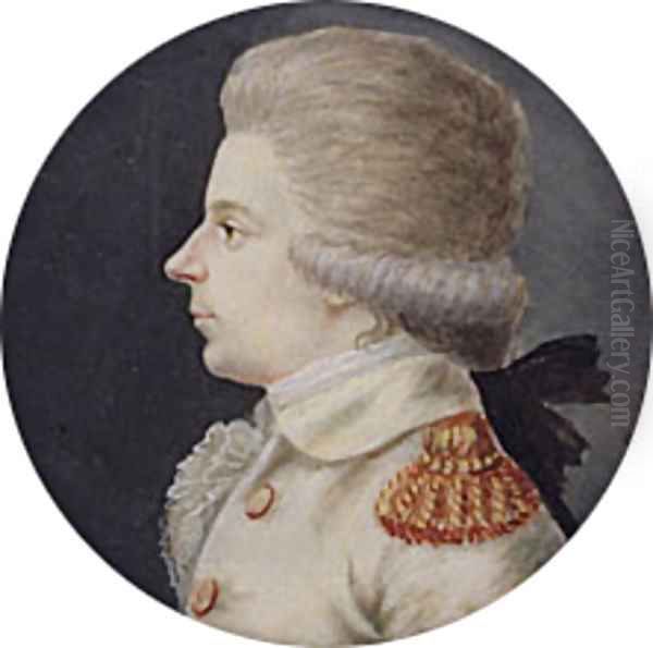 JPortrait of a Man ca 1780 Oil Painting by Edme Quenedey