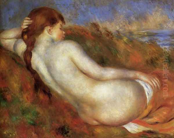 Reclining Nude (Pierre Auguste Renoir 1883) Oil Painting by Pierre Auguste Renoir