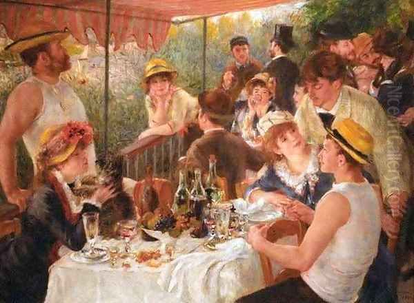 Luncheon of the Boating Party Oil Painting by Pierre Auguste Renoir