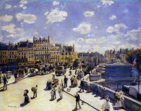 Le Pont Neuf Paris Oil Painting by Pierre Auguste Renoir