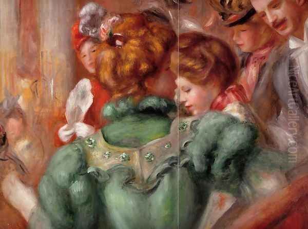 A Box In The Theater Des Varietes Oil Painting by Pierre Auguste Renoir