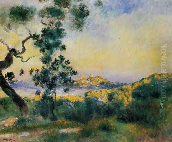 View Of Antibes Oil Painting by Pierre Auguste Renoir