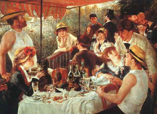 The Boating Party Lunch Oil Painting by Pierre Auguste Renoir