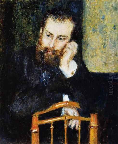 Alfred Sisley Oil Painting by Pierre Auguste Renoir