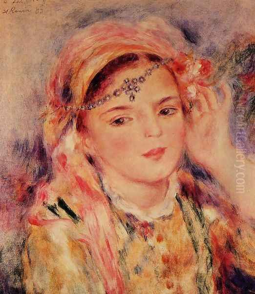 Algerian Woman2 Oil Painting by Pierre Auguste Renoir