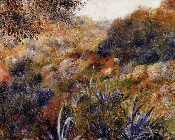 Algerian Landscape Aka The Ravine Of The Wild Women Oil Painting by Pierre Auguste Renoir