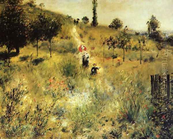 Path Leading Through Tall Grass Oil Painting by Pierre Auguste Renoir