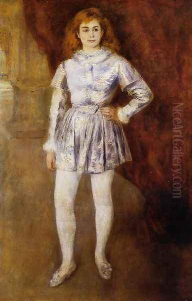 Madame Heriot En Travesti Oil Painting by Pierre Auguste Renoir