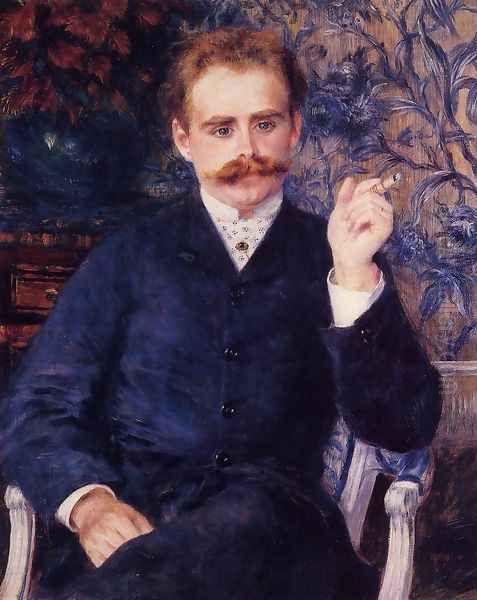 Albert Cahen D Amvers Oil Painting by Pierre Auguste Renoir