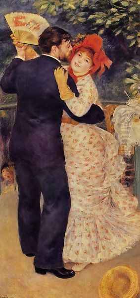 Country Dance Oil Painting by Pierre Auguste Renoir