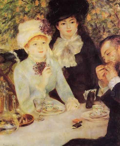 The End Of Lunch Oil Painting by Pierre Auguste Renoir