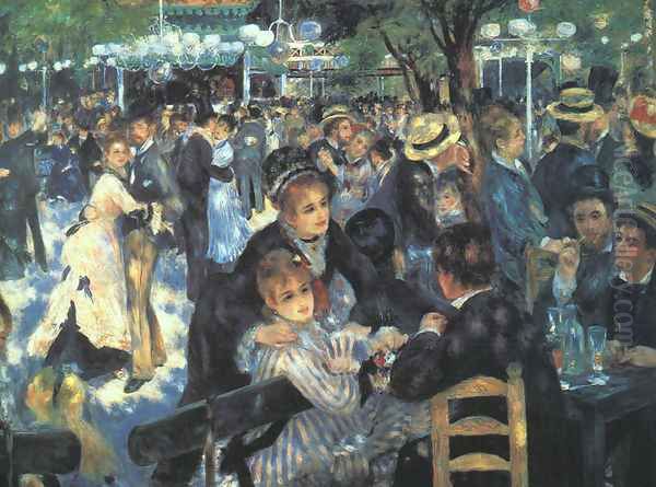 The Ball at the Moulin de la Galette Oil Painting by Pierre Auguste Renoir