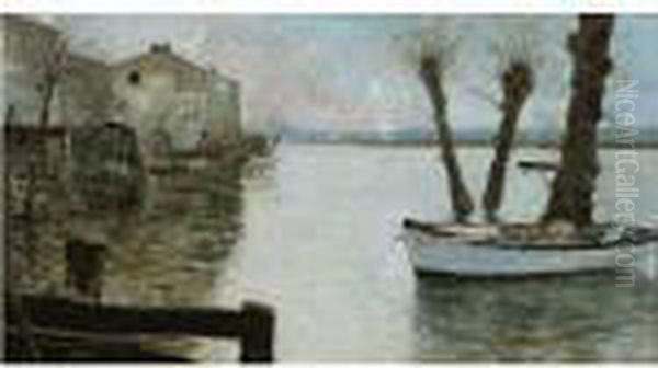 Inondation Oil Painting by Maxime Maufra