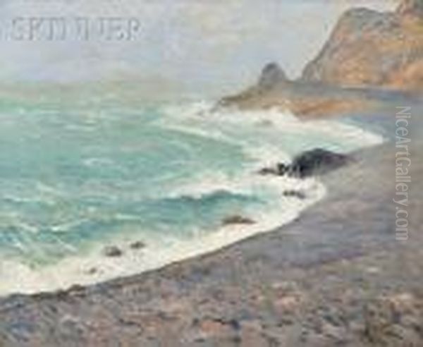 Marine Par Temps De Pluie Oil Painting by Maxime Maufra