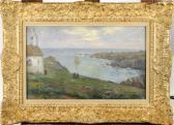 Bord De Mer En Bretagne Oil Painting by Maxime Maufra