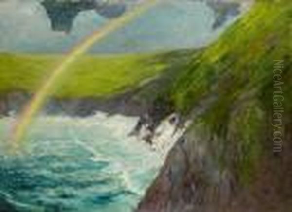 L'arc-en-ciel Oil Painting by Maxime Maufra