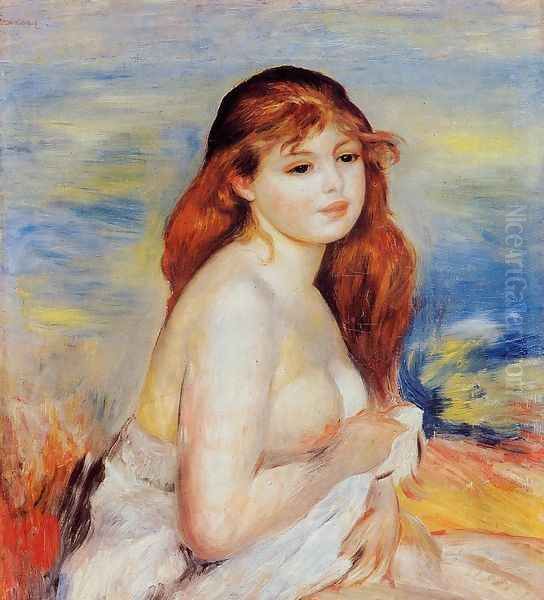 Bather 4 Oil Painting by Pierre Auguste Renoir