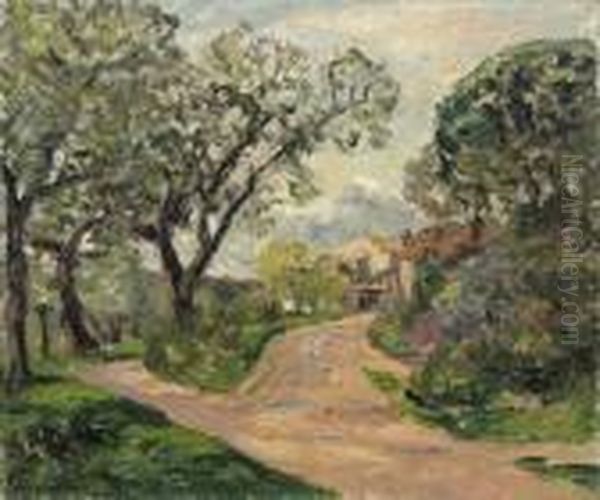 Chemin Dans Le Massif Des Maures Oil Painting by Maxime Maufra