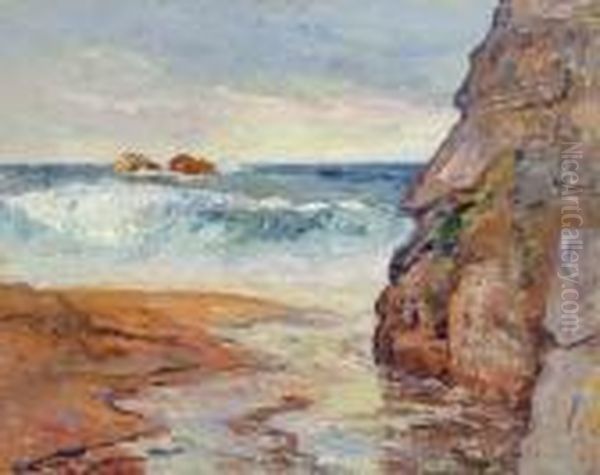 Maree Montante Oil Painting by Maxime Maufra