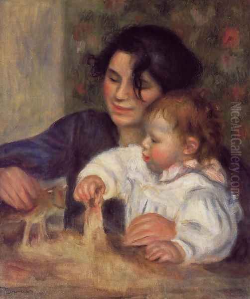 Gabrielle And Jean2 Oil Painting by Pierre Auguste Renoir