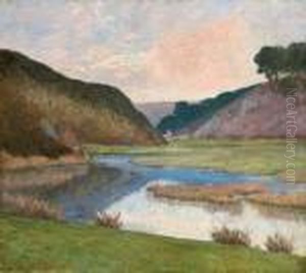 La Bretagne, Vallee De Guilly, Moelan Oil Painting by Maxime Maufra