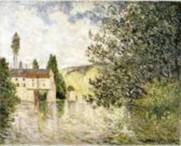 Le Vieux Moulin, Les Andelys Oil Painting by Maxime Maufra