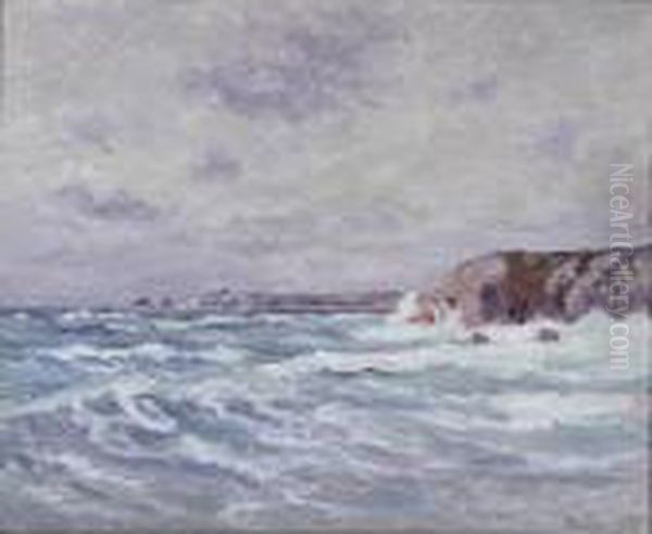 Port-bara (pres Qu'ile De Quiberon) Oil Painting by Maxime Maufra