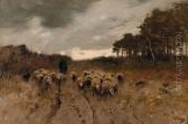 Homeward Bound Oil Painting by Anton Mauve