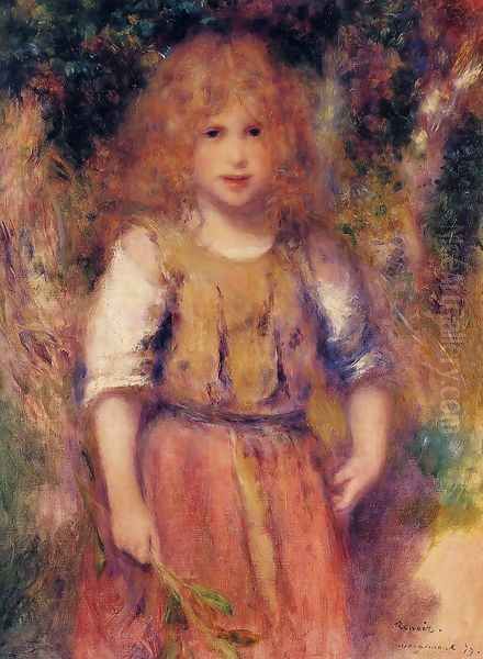 Gypsy Girl Oil Painting by Pierre Auguste Renoir