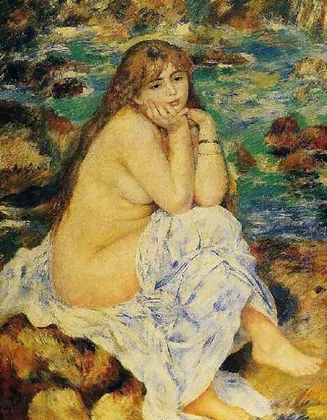 Seated Nude3 Oil Painting by Pierre Auguste Renoir