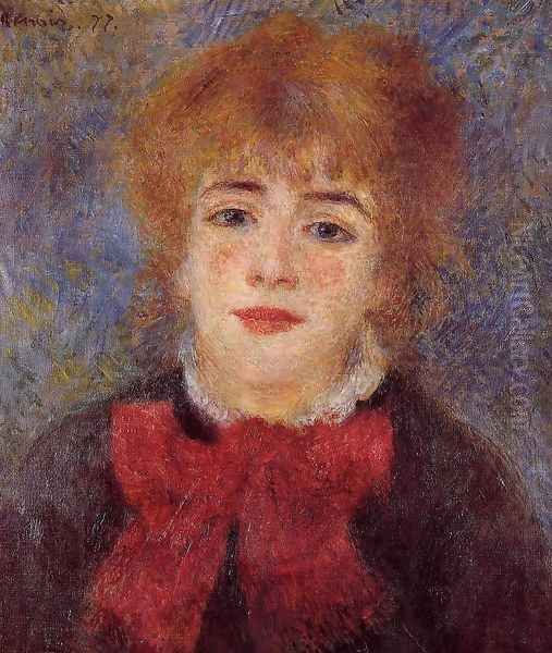 Jeanne Samary2 Oil Painting by Pierre Auguste Renoir