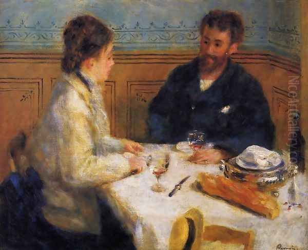 The Luncheon Oil Painting by Pierre Auguste Renoir