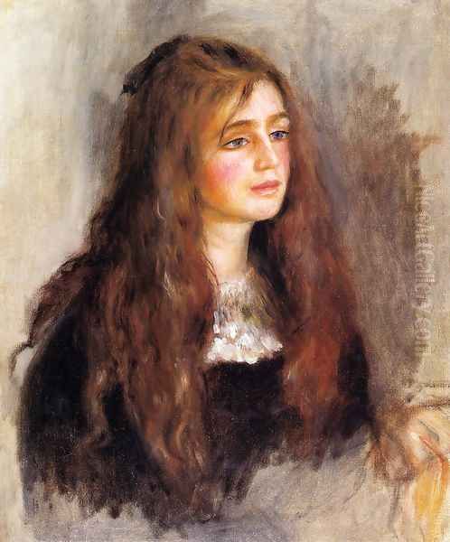 Julie Manet Oil Painting by Pierre Auguste Renoir