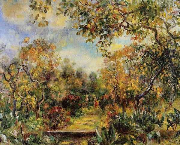 Beaulieu Landscape Oil Painting by Pierre Auguste Renoir