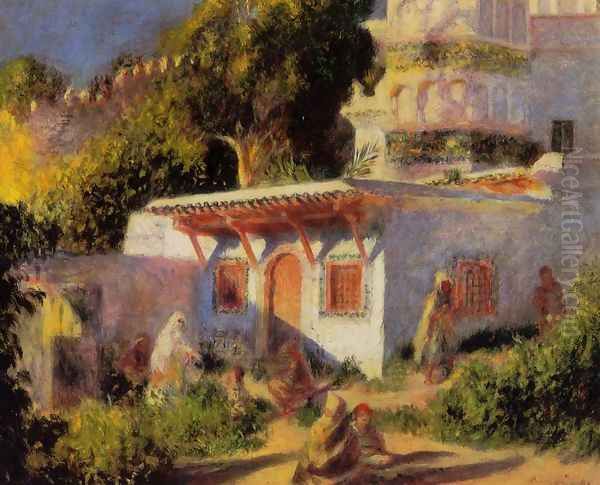 Mosque In Algiers Oil Painting by Pierre Auguste Renoir