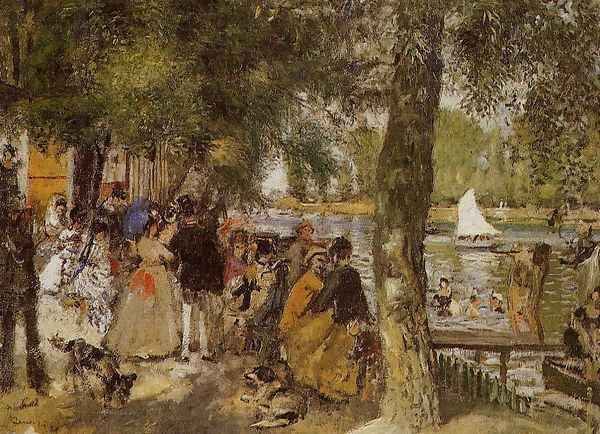 La Grenouillere3 Oil Painting by Pierre Auguste Renoir