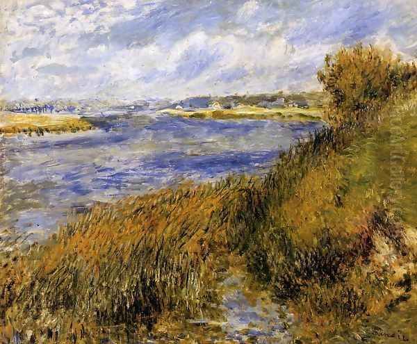 The Banks Of The Seine At Champrosay Oil Painting by Pierre Auguste Renoir