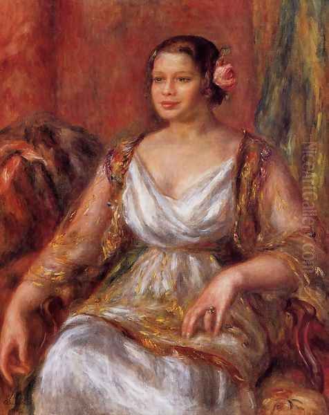 Tilla Durieux Oil Painting by Pierre Auguste Renoir