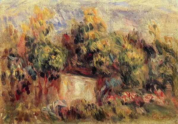 Cottage Near Collettes Oil Painting by Pierre Auguste Renoir