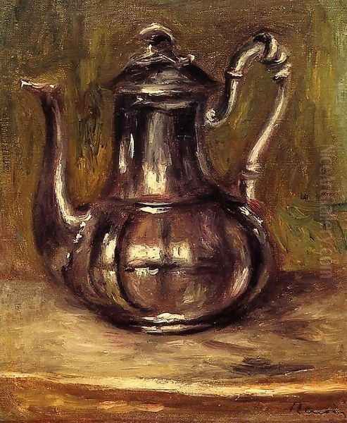 Coffee Pot Oil Painting by Pierre Auguste Renoir