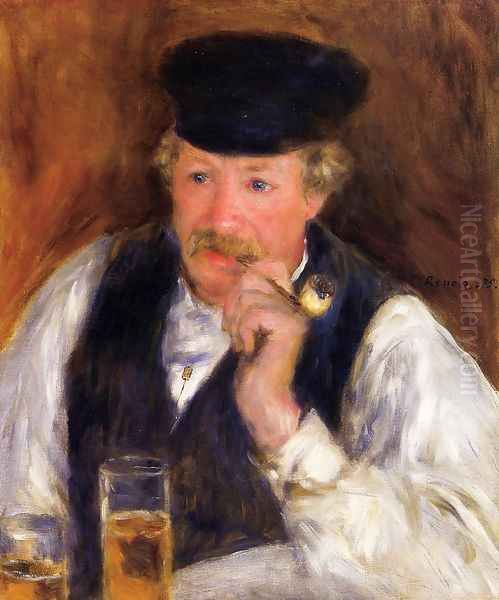 Monsieur Fornaise Oil Painting by Pierre Auguste Renoir