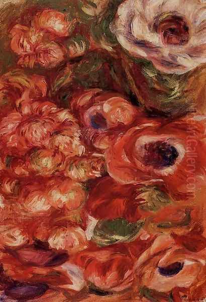 Anemonies4 Oil Painting by Pierre Auguste Renoir