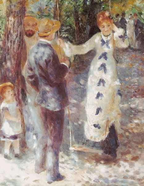 Swing Oil Painting by Pierre Auguste Renoir