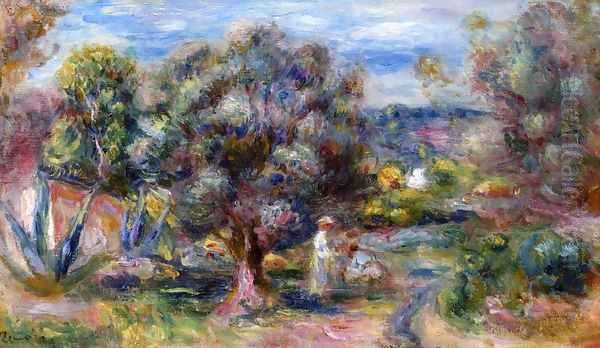 Aloe, Picking at Cagnes Oil Painting by Pierre Auguste Renoir